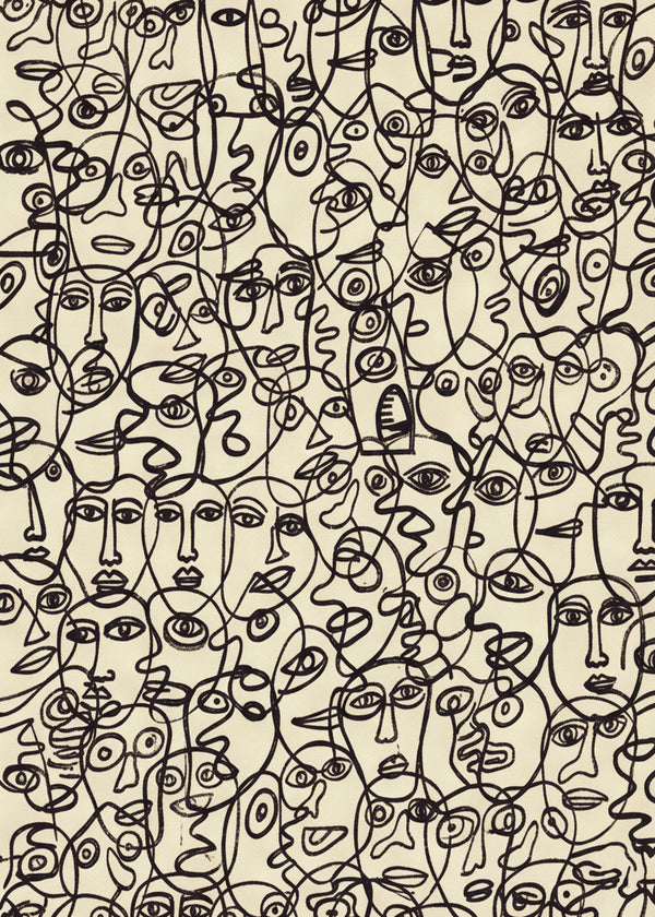100 Visages sans cadre