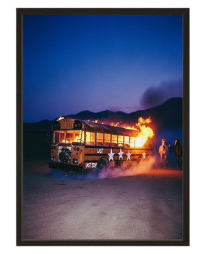 School Bus avec cadre