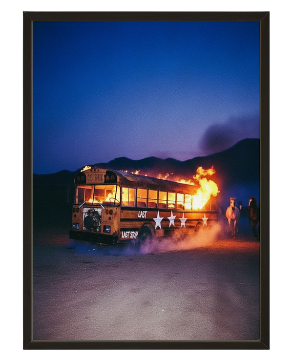 School Bus avec cadre
