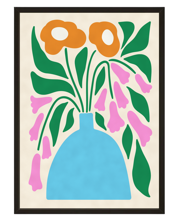 Composition Pastel avec cadre