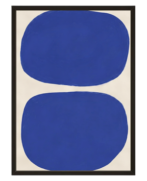 Rond Bleu avec cadre