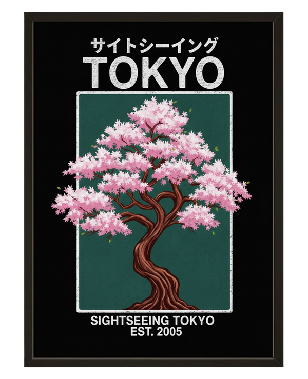 Tokyo Sakura avec cadre