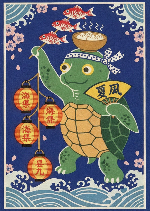 La Tortue Japonaise sans cadre