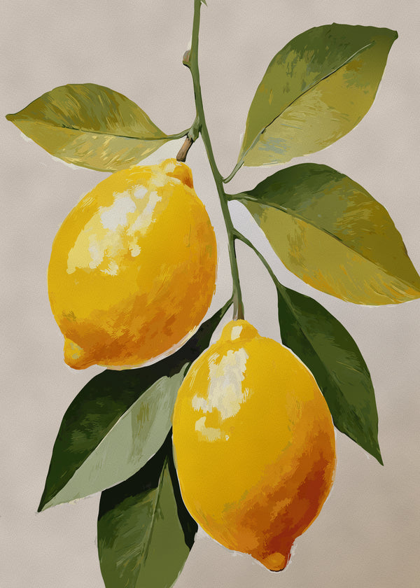 Branche De Citronnier sans cadre