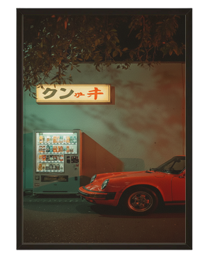 Neon Tokyo avec cadre