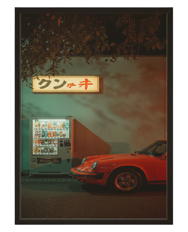 Neon Tokyo avec cadre