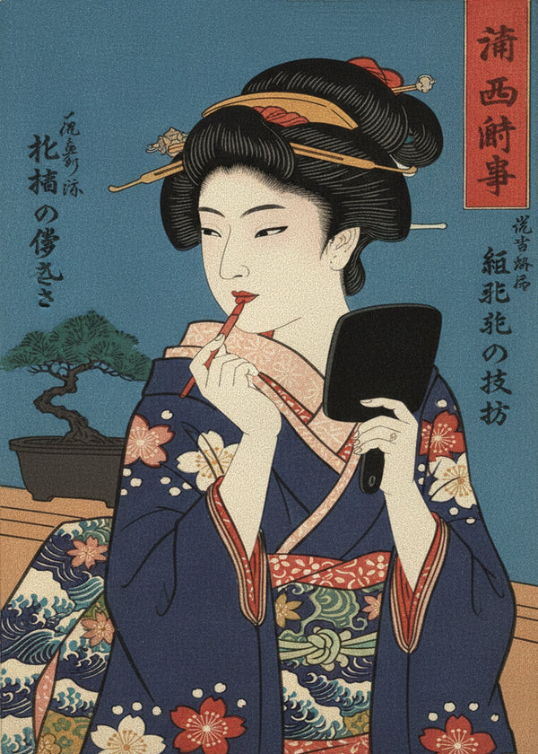 Maquillage Japonais sans cadre