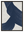 Abstrait Bleu avec cadre