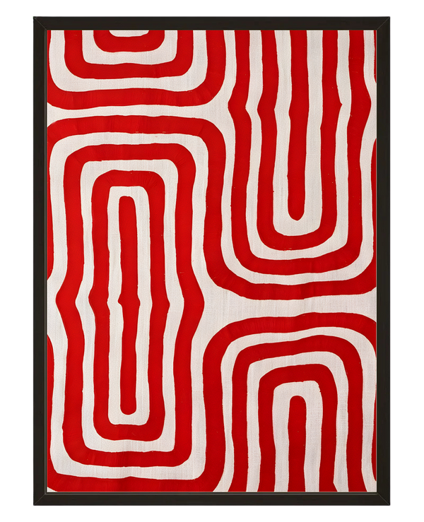Labyrinthe Sang avec cadre