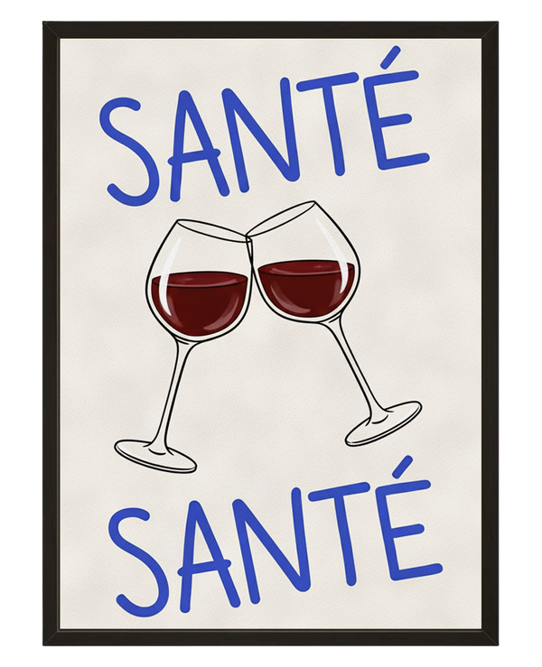 Sante avec cadre