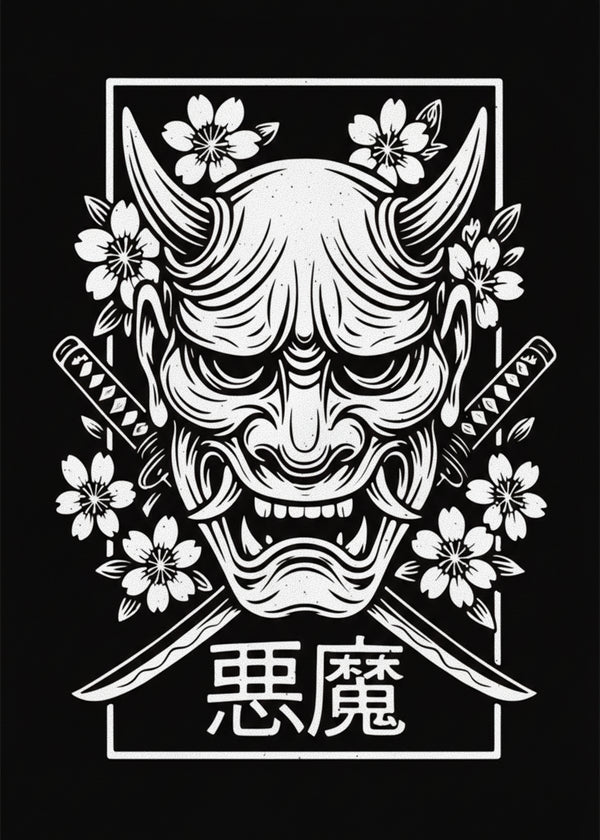 Masque Hannya sans cadre