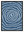 Tourbillon Bleu avec cadre