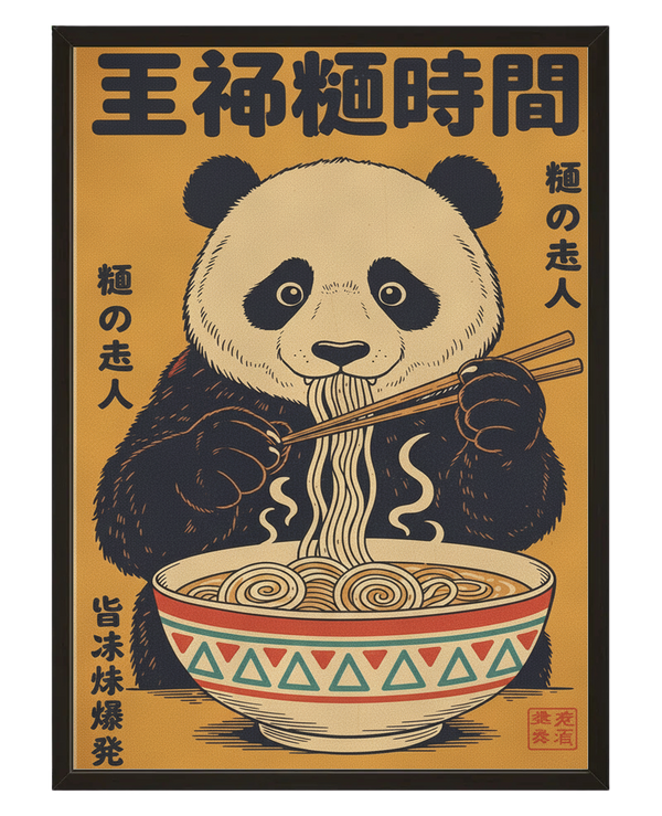 Panda Japonais avec cadre