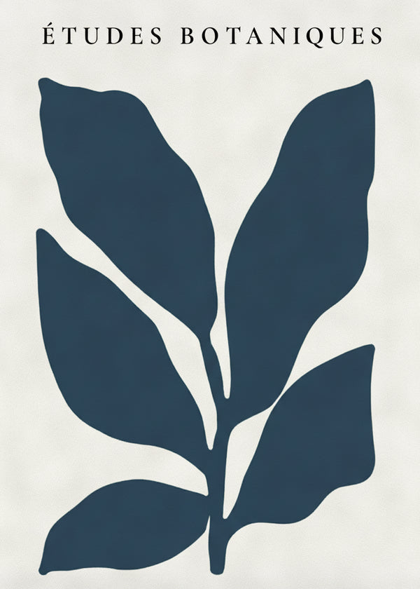 Feuilles Indigo sans cadre