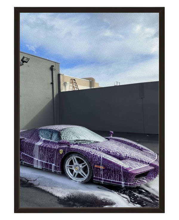 Car Wash avec cadre