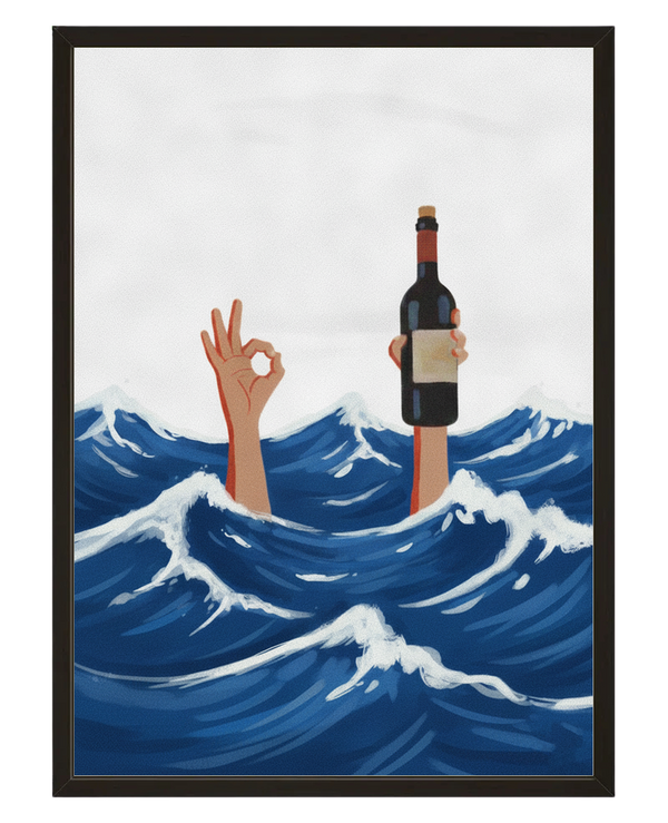 Sauvetage Du Vin avec cadre