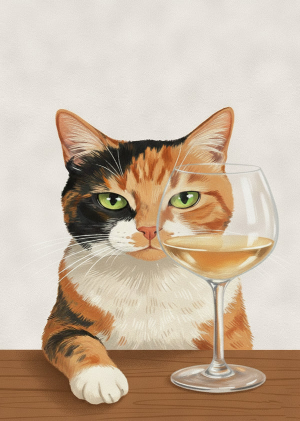 Le Chat Sommelier sans cadre