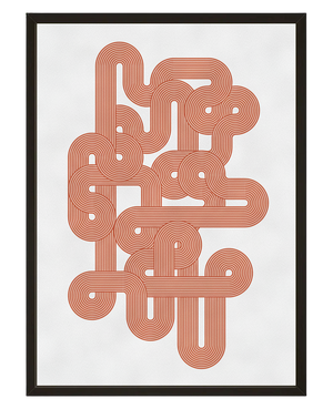 Lignes Entrelacees avec cadre