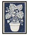 Monstera Linogravure