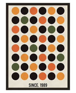 Points Vintage avec cadre