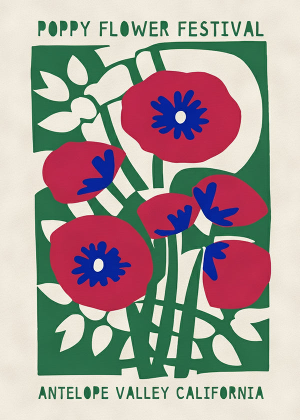 Coquelicots Pop sans cadre