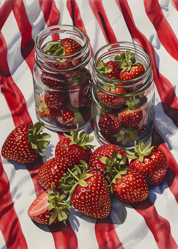 Fraises Au Sirop sans cadre