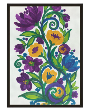 Liane Fleurie avec cadre