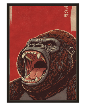 King Kong avec cadre