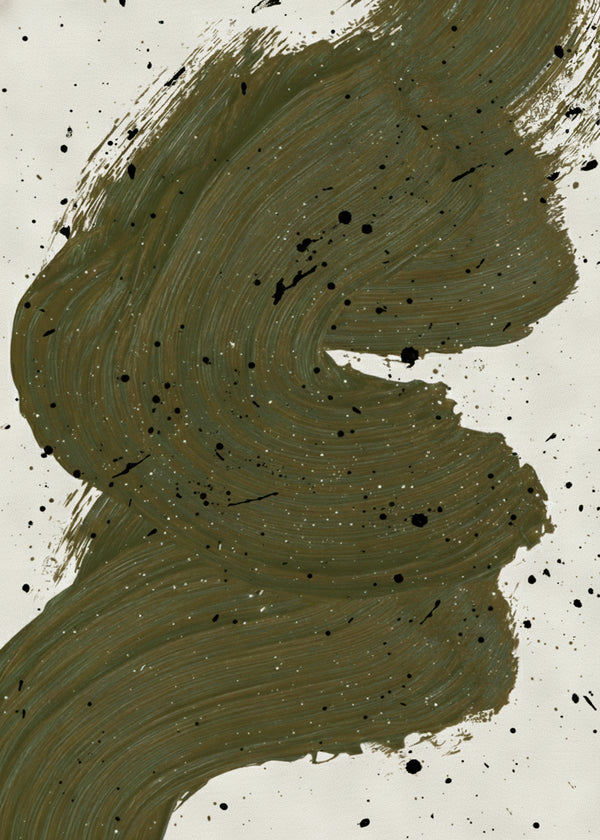 Abstrait Vert sans cadre