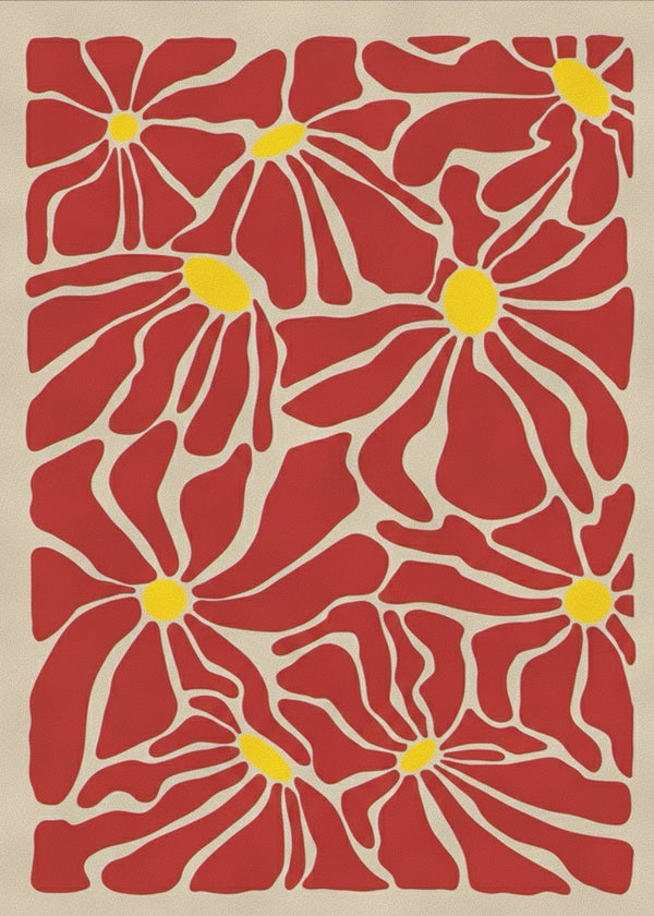 Jardin Rouge sans cadre