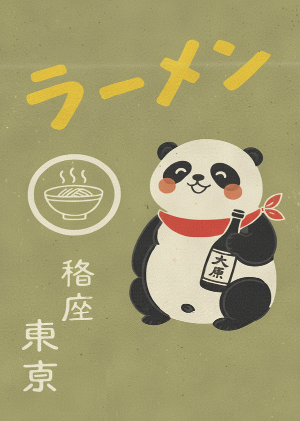 Le Panda Au Bar sans cadre