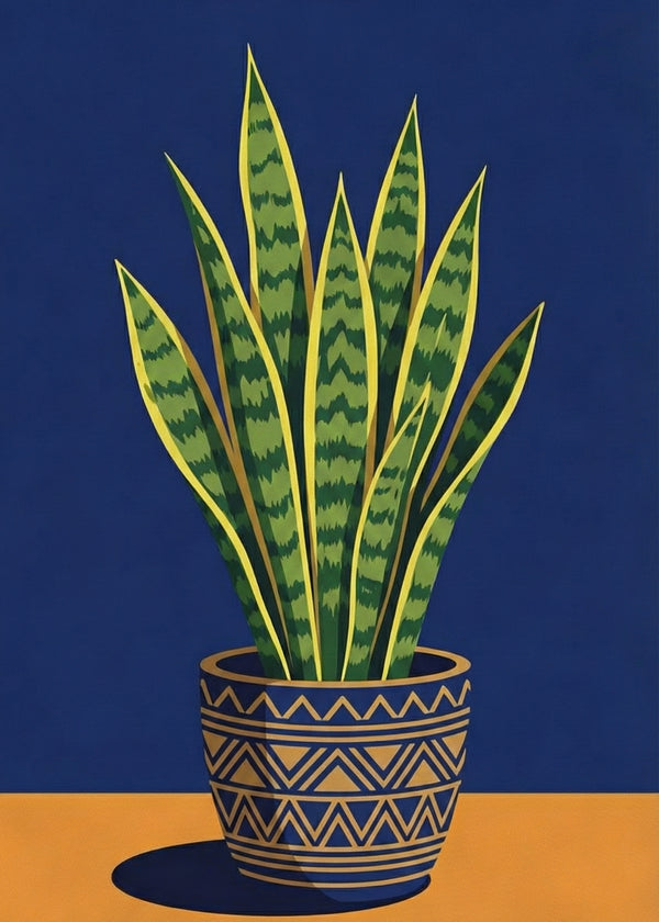 Plante Sansevieria sans cadre