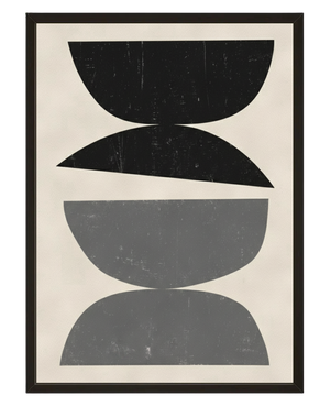 Gris Noir avec cadre