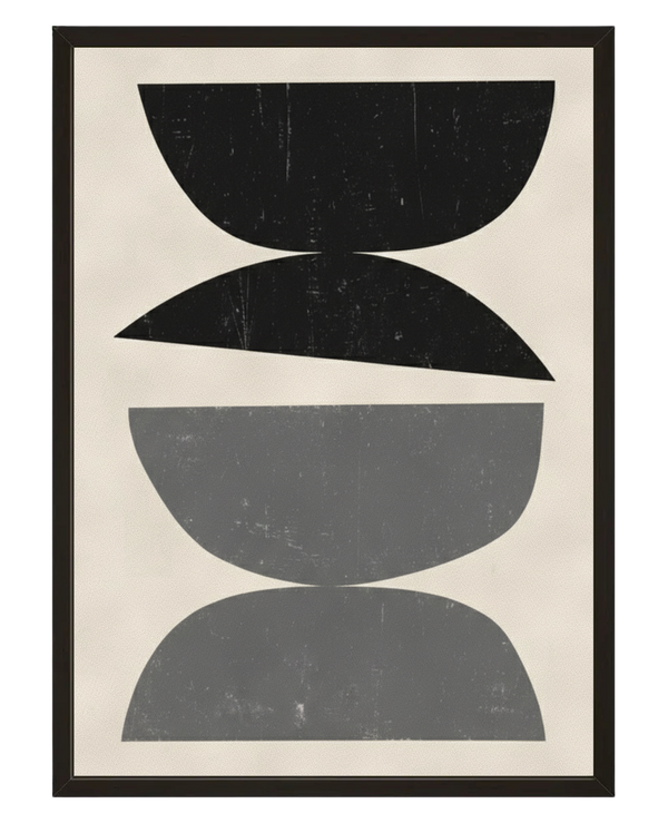 Gris Noir avec cadre