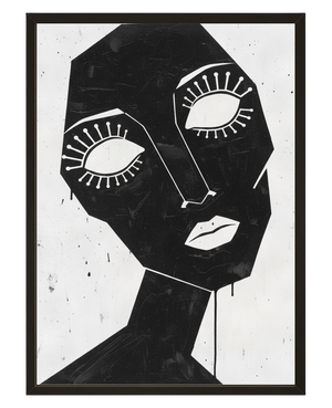 Le Visage Coulant avec cadre