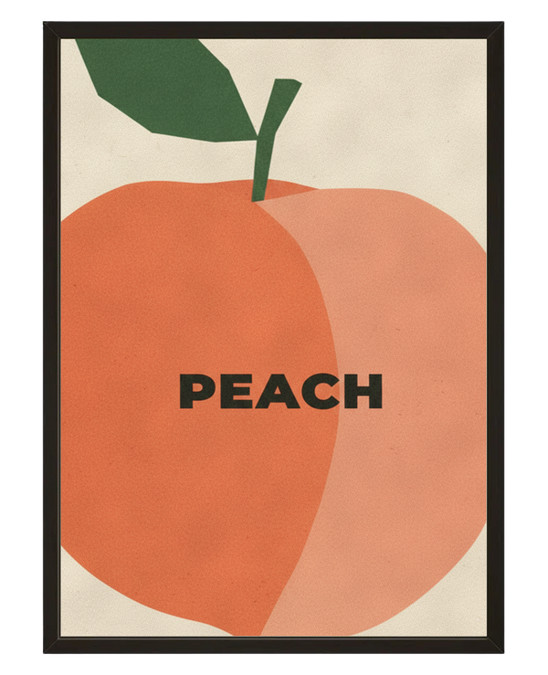 Peach Bold avec cadre