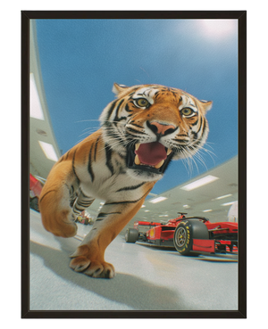 Regard Du Tigre avec cadre