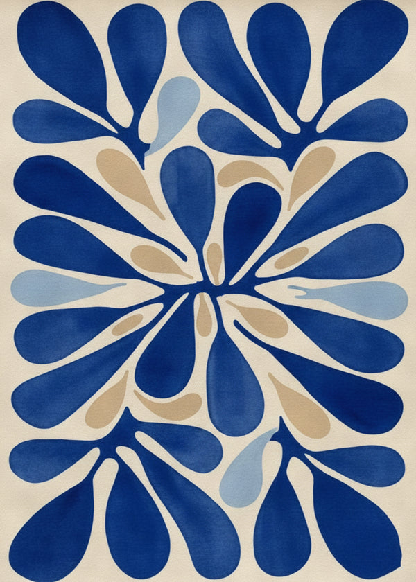 Les Fleurs Bleus sans cadre