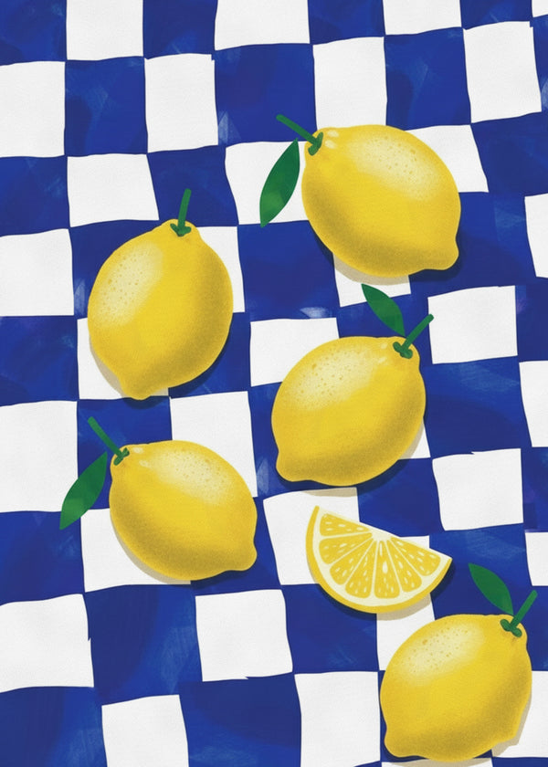 Damier Citron sans cadre