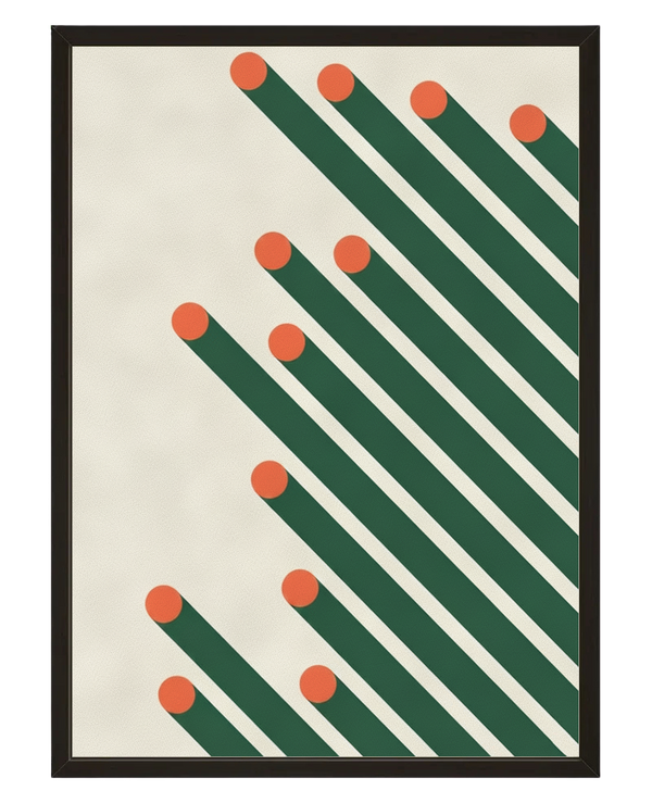 Chute Diagonale avec cadre
