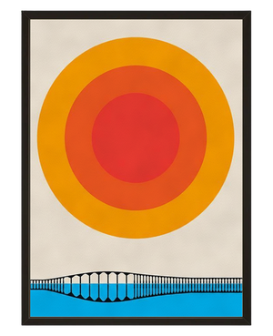 Cible Solaire avec cadre