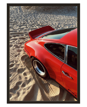 Courbes De Feu avec cadre