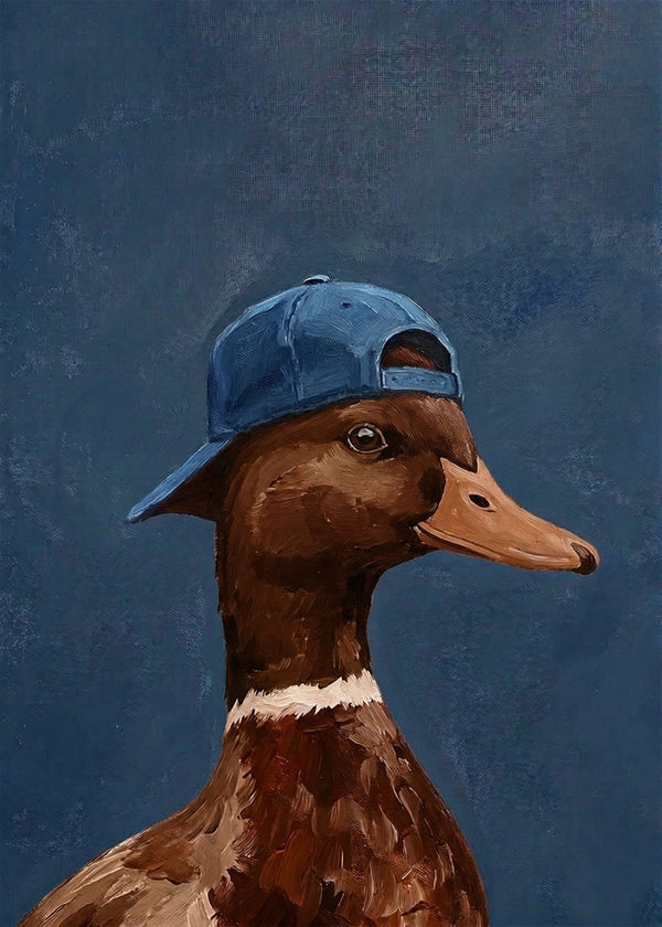 Canard Indigo sans cadre