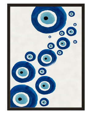 Oeil Turc avec cadre