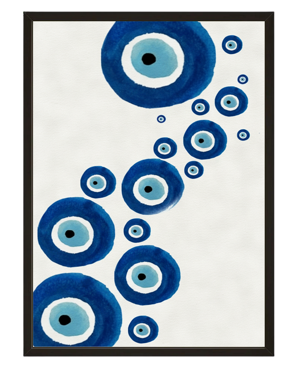 Oeil Turc avec cadre