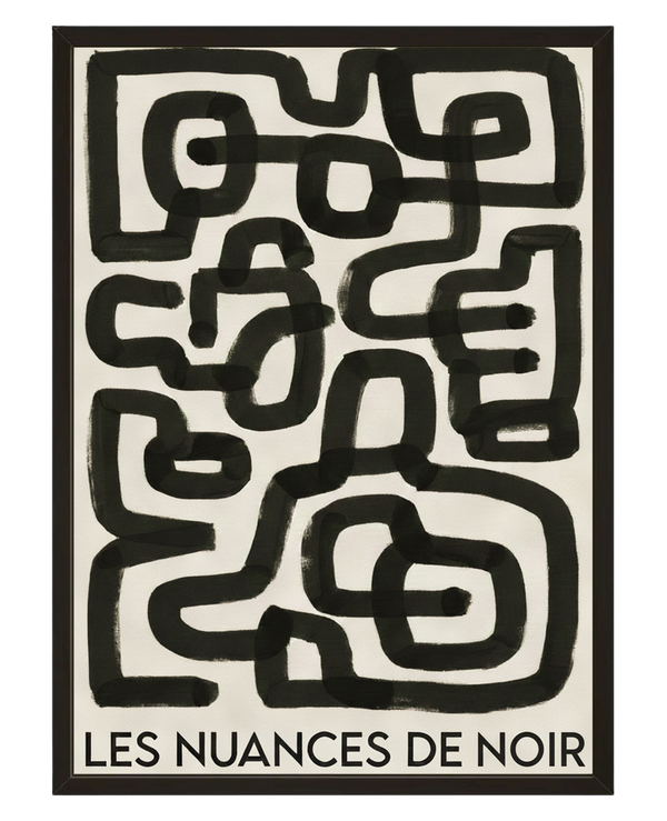 Les Nuances De Noir avec cadre