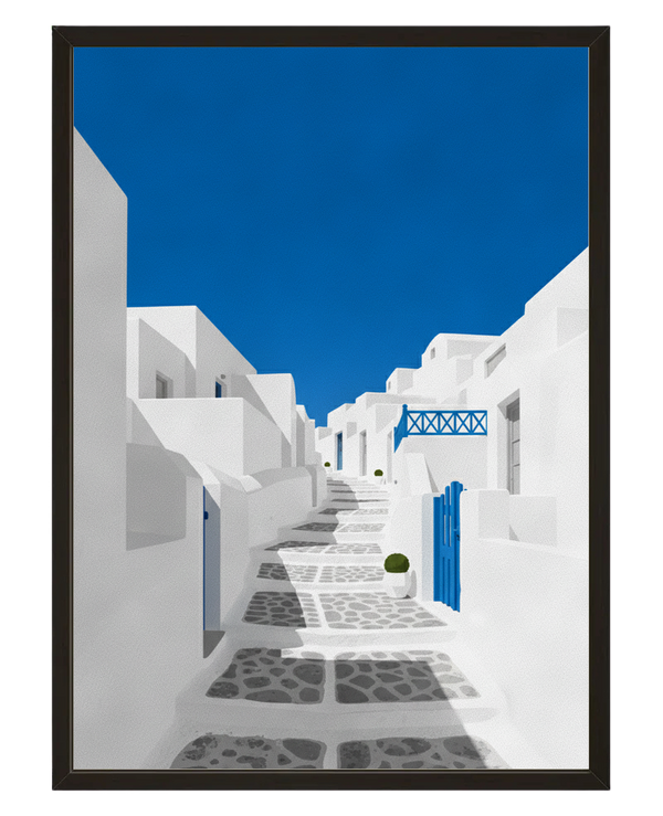 Ruelle Des Cyclades avec cadre