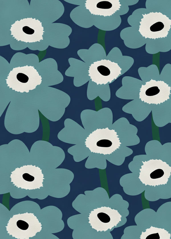 Anemones Bleues sans cadre