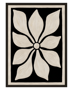 Fleur Craie avec cadre