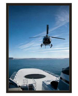 Helico Azur avec cadre